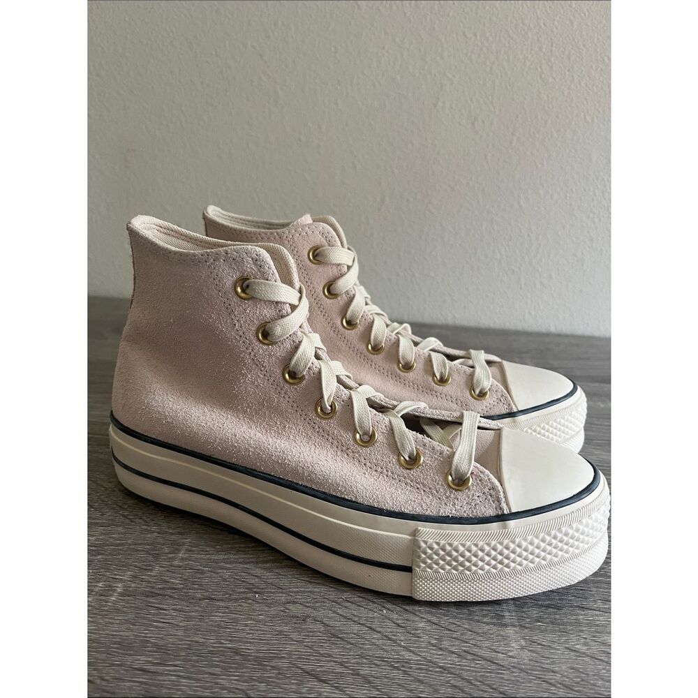 Converse Chuck Taylor All Star Lift Platform Suede High Top Shoes women’s 8
